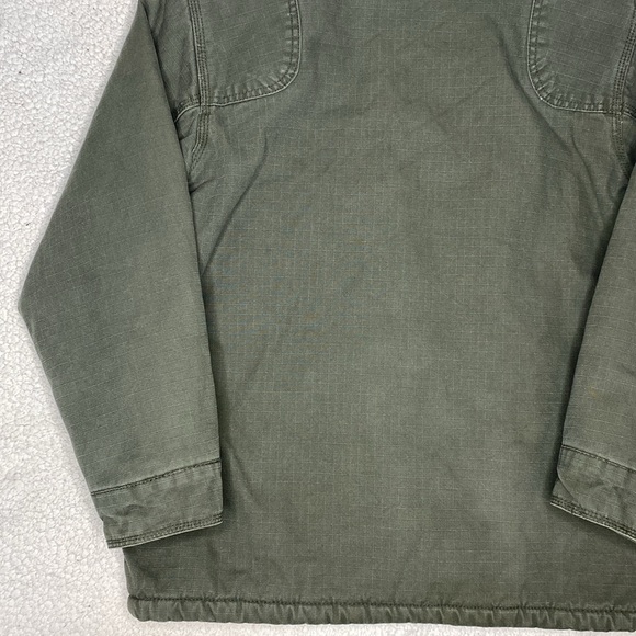 Walls Blizzard PRUF Sherpa Lines Green Canvas Hooded Jacket: Size Extra … - Picture 7 of 10